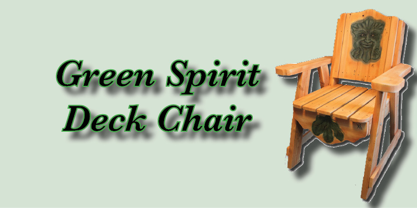 green spirit deck chair, deck chair, deck lounge chair